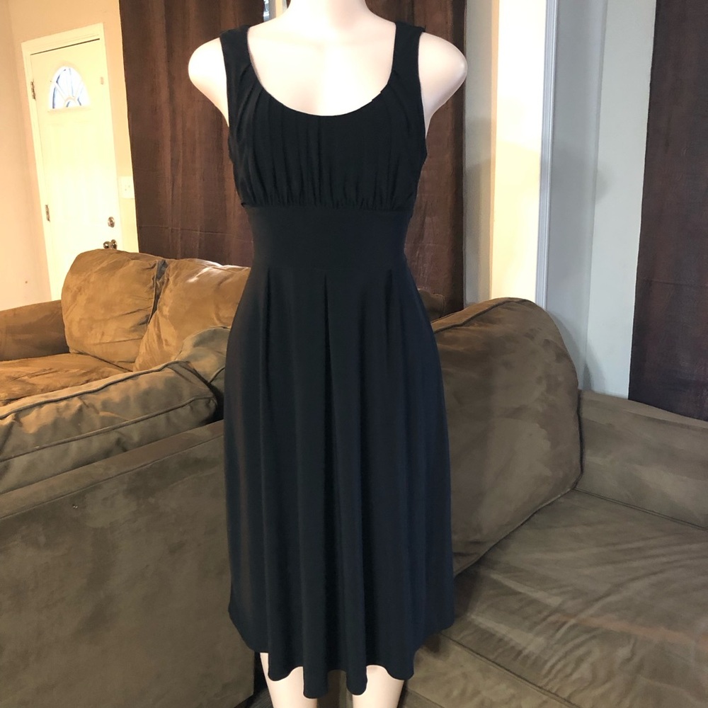 Elegant Black Sleeveless Dress